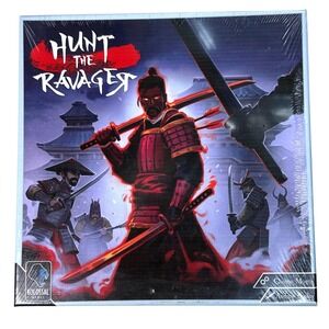 Hunt the Ravager Board Game Kolossal Samurai Japanese Ninja Hidden Movement New